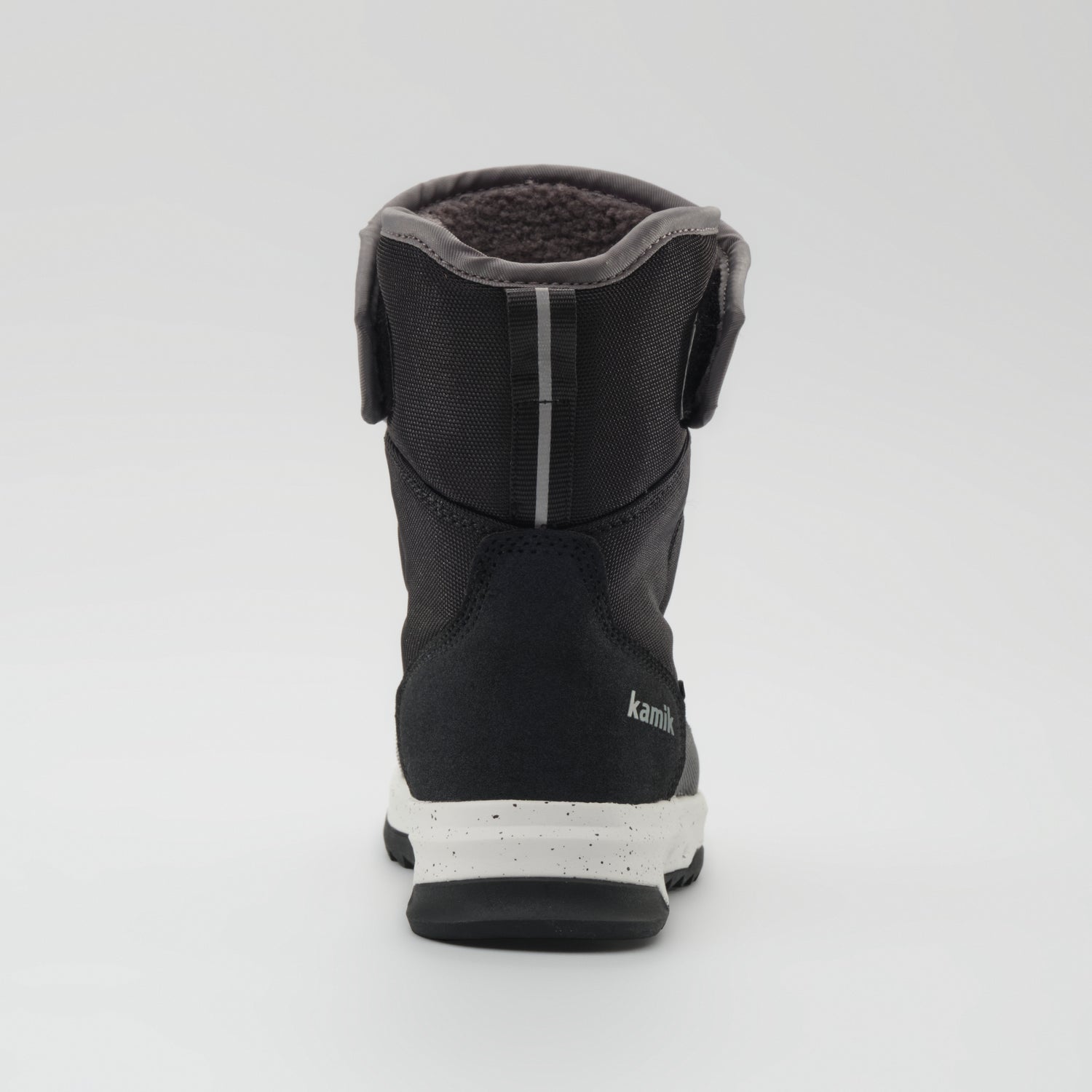 Black : Stormex EZ Kids Winter Boots - Back View