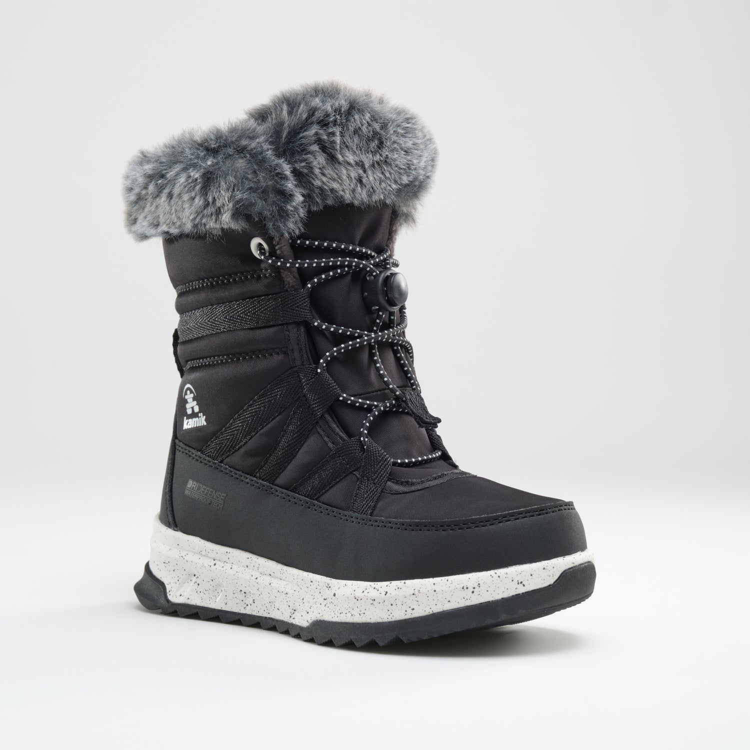 Black : Stormy F Kids Winter Boots - Main View