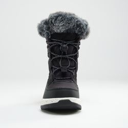 Black : Stormy F Kids Winter Boots - Front View