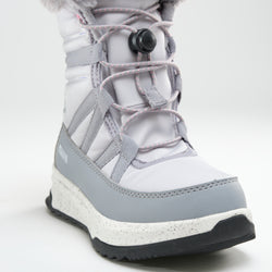 Light Gray : Stormy F Kids Winter Boots - Laces View
