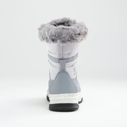 Light Gray : Stormy F Kids Winter Boots - Back View