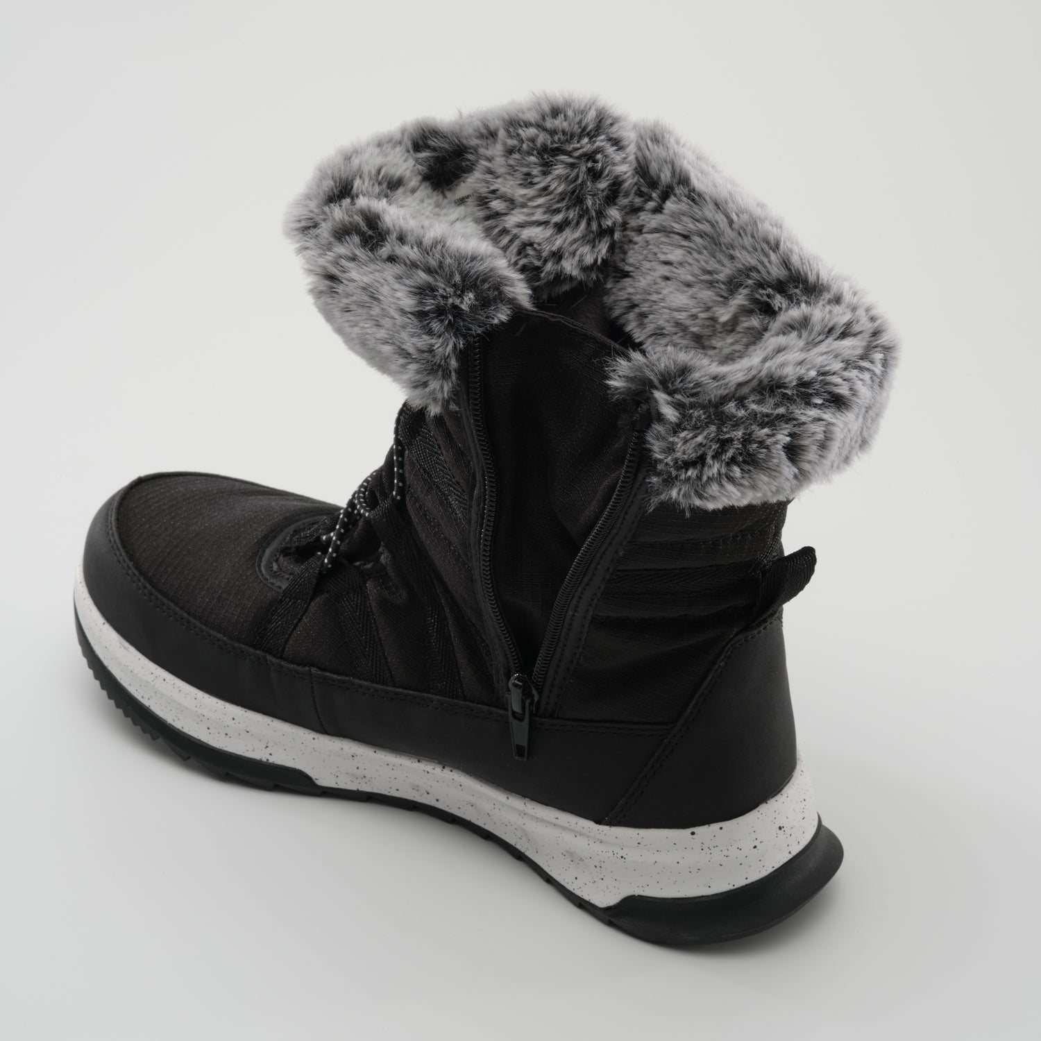 Black : Stormy F Women's Winter Boots - Zipper View