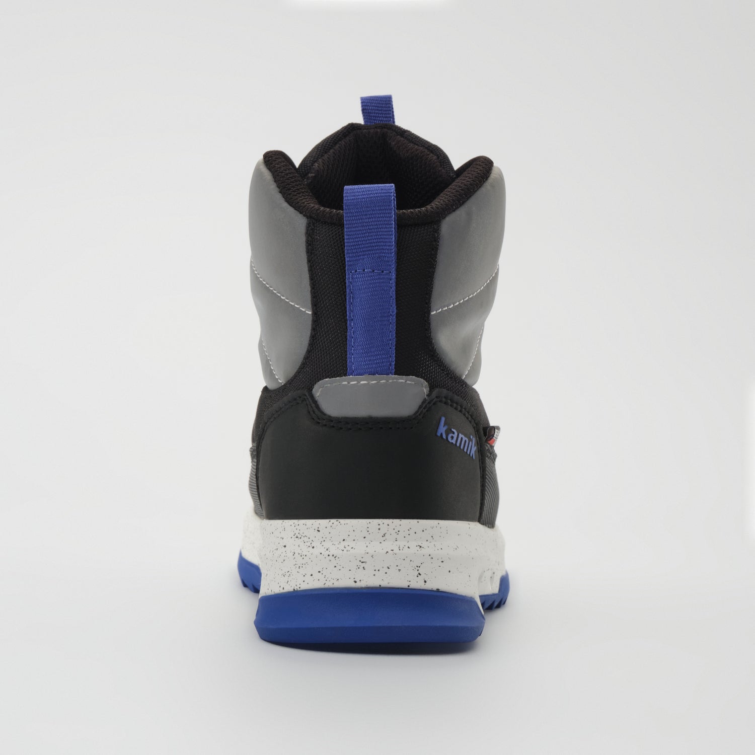 Silver : Stormy Mid 2 Kids Winter Boots - Back View