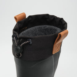 Black : Tundra Jr Kids Winter Boots - Close-up Top View