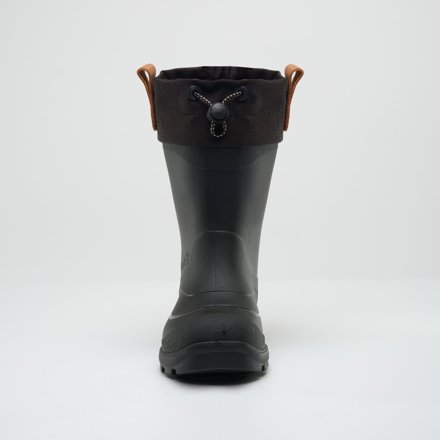 Black : Tundra Jr Kids Winter Boots - Front View