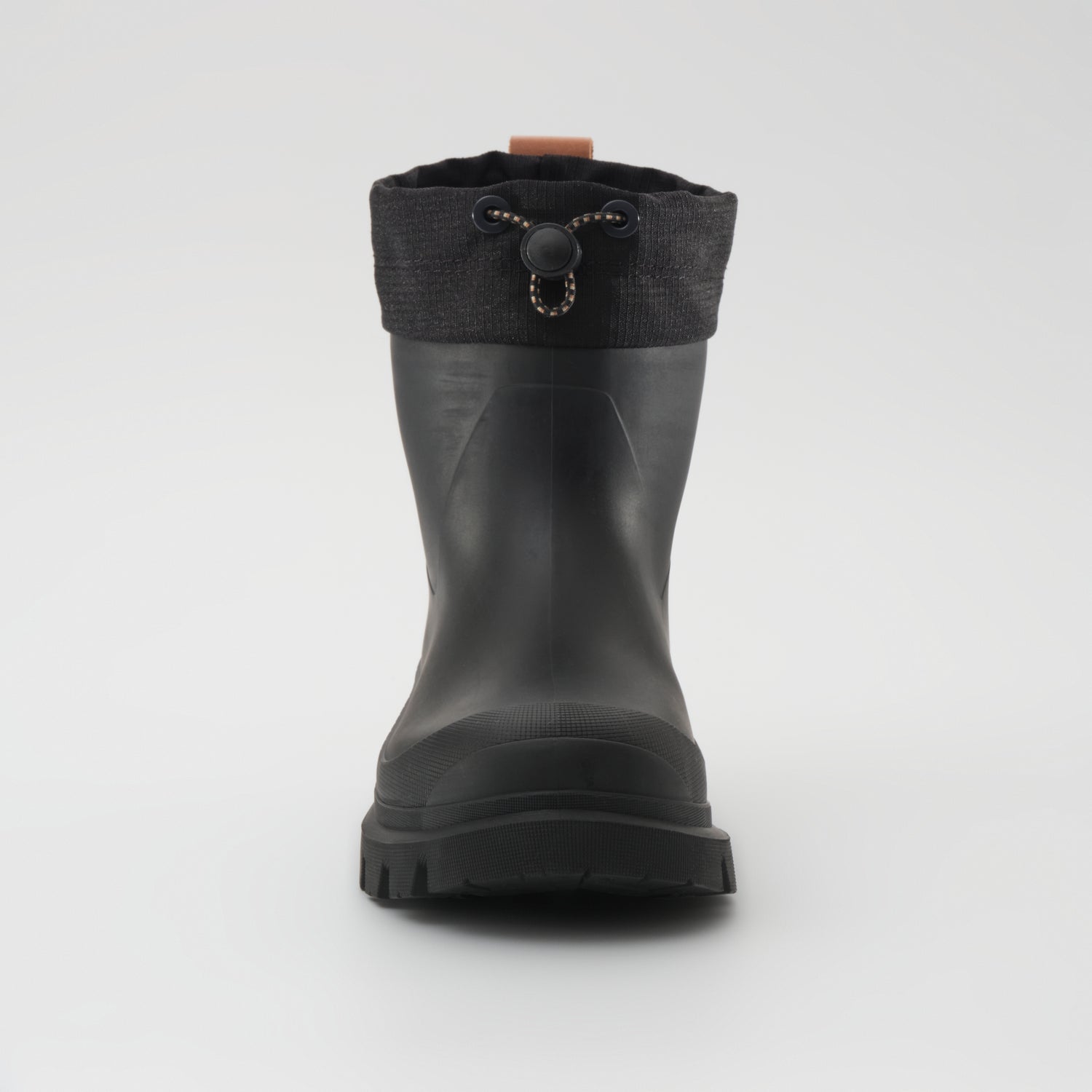 Black : Tundra Mid Men's Winter Boots - Front View