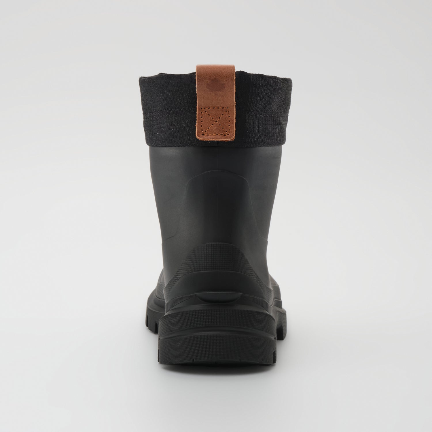 Black : Tundra Mid Men's Winter Boots - Back View