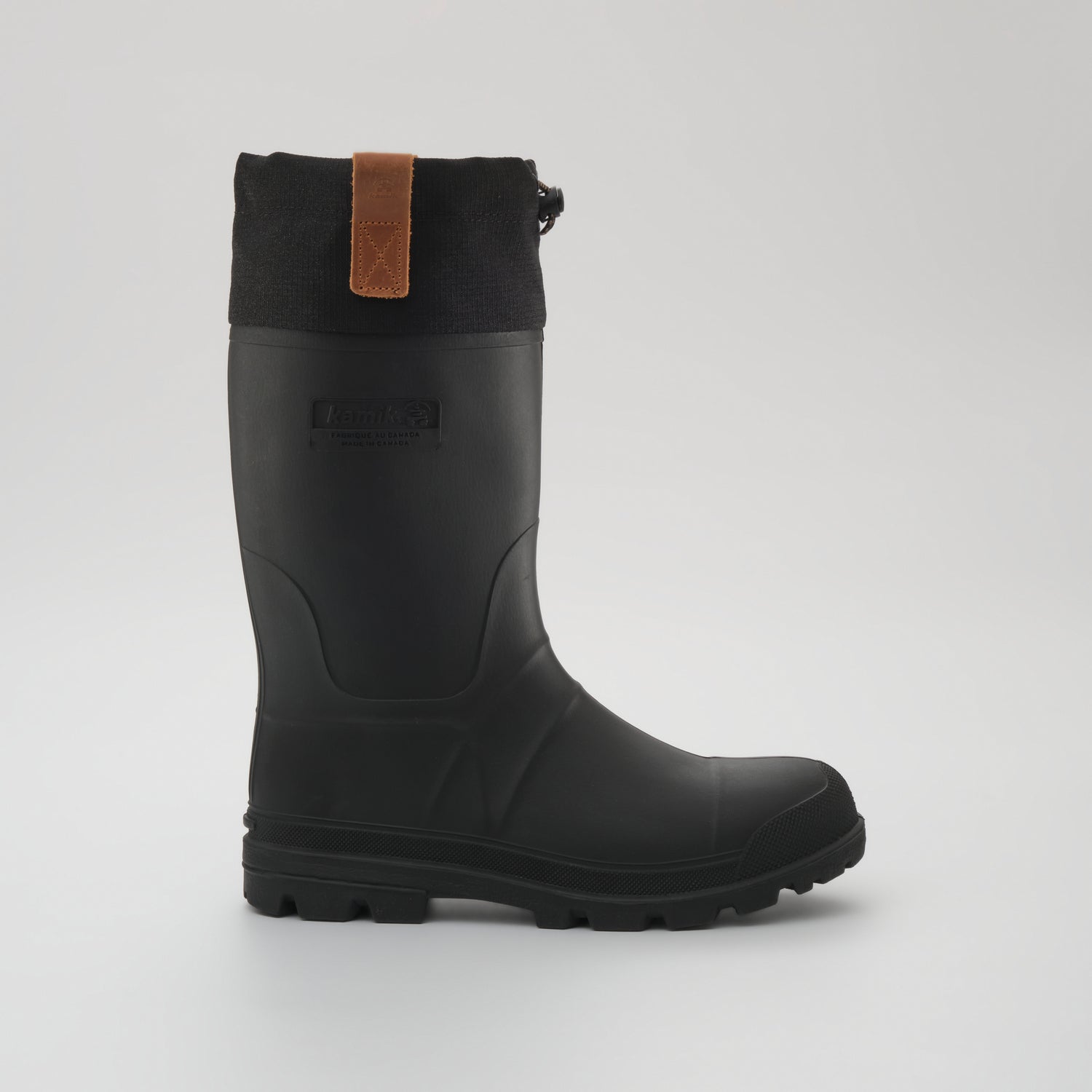 Black : Tundra Men's Winter Boots - Side View