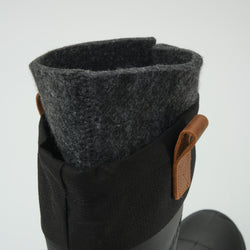 Black : Tundra Men's Winter Boots - Top View