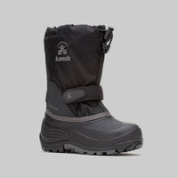 Black-Charcoal : Waterbug 5 Kids Winter Boots - Main View