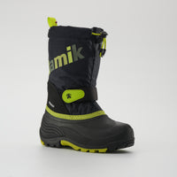 Black-Green : Waterbug 5 Kids Winter Boots - Main View