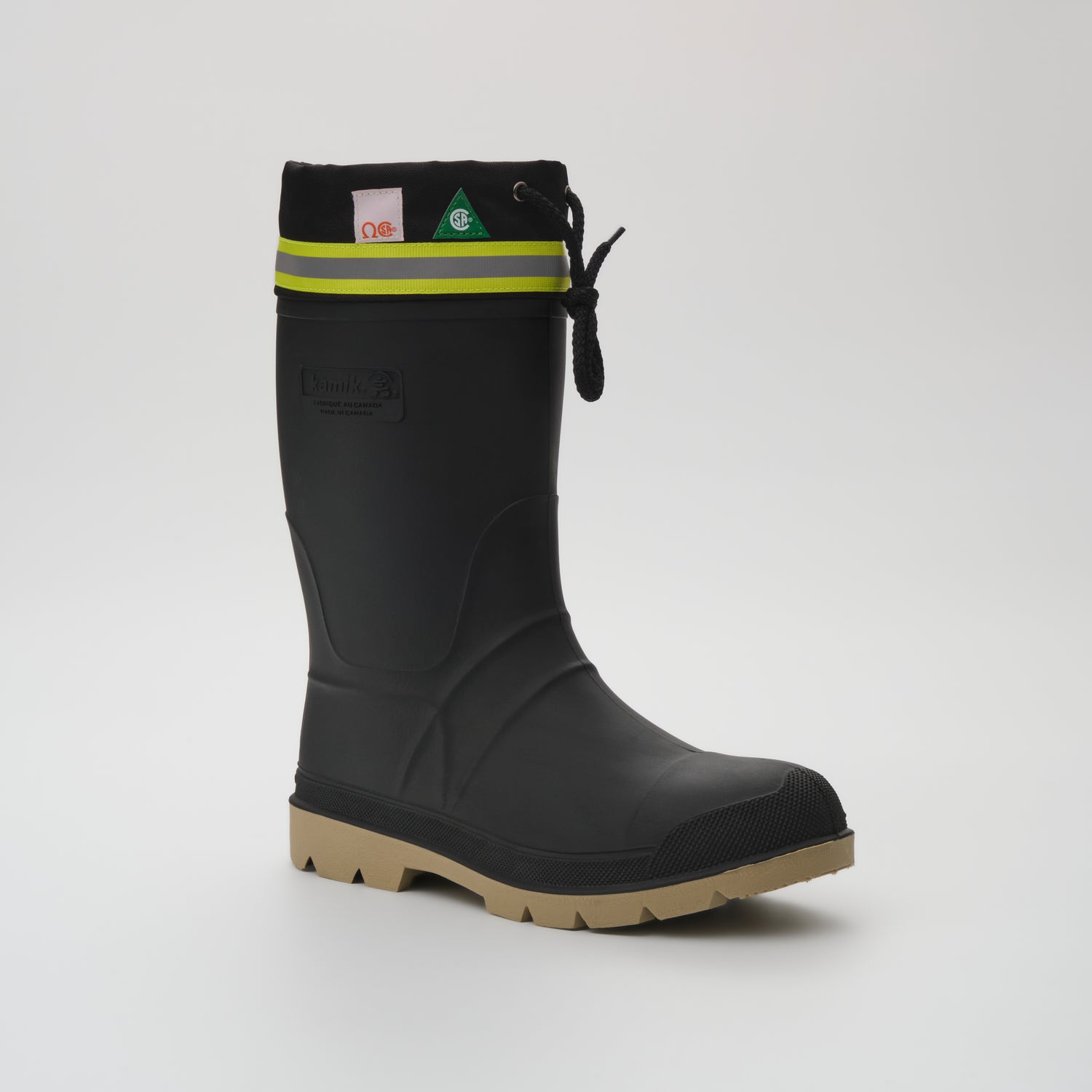 Black-Crepe : Work Horse Pro Men's Work Boots - Main View