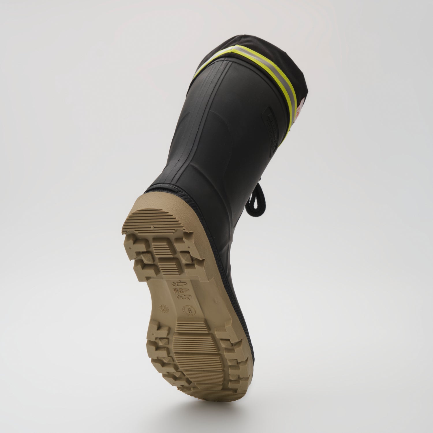 Black-Crepe : Work Horse Pro Men's Work Boots - Outsole View