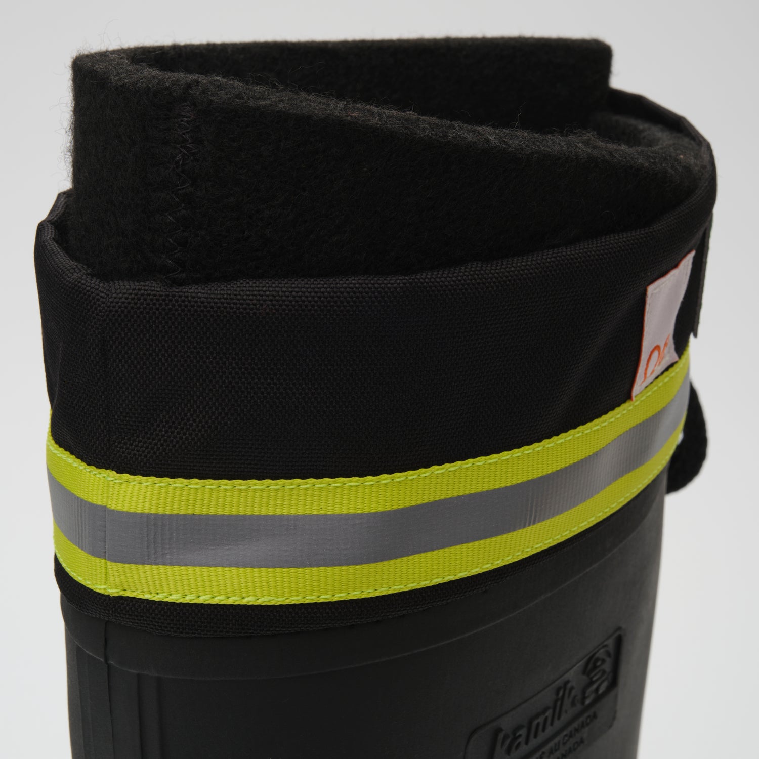 Black-Crepe : Work Horse Pro Men's Work Boots - Liners View