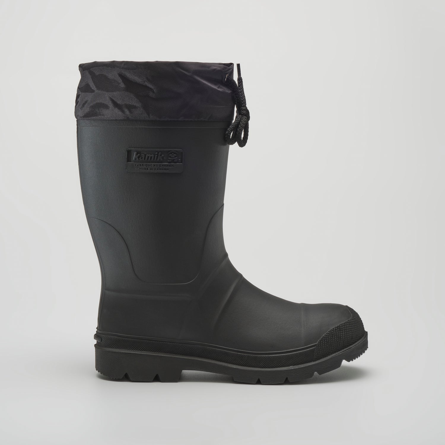Black : Work Horse Men's Work Boots - Side View