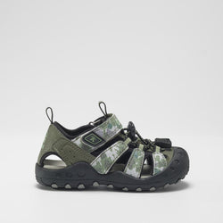 OLIVE : Crab Print - Toddlers Closed-Toe Sandals Sole View