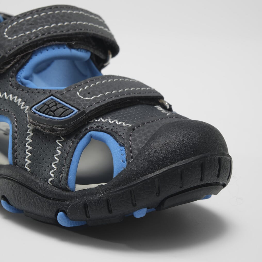 GREY/LT BLUE : Seaturtle 2 - Toddlers Closed-Toe Sandals Sole View