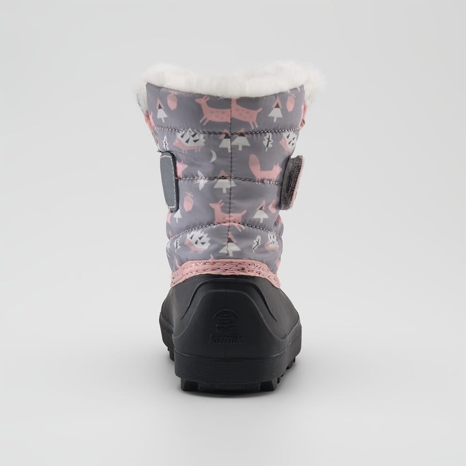 GREY : Snowbug 7 F P - Winter Boots for Toddlers Third Alternate View