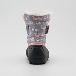 GREY : Snowbug 7 F P - Winter Boots for Toddlers Third Alternate View