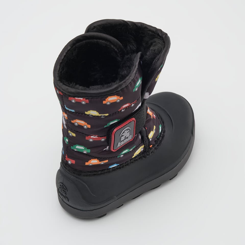 BLACK : Snowbug 7 P - Winter Boots for Toddlers Top View
