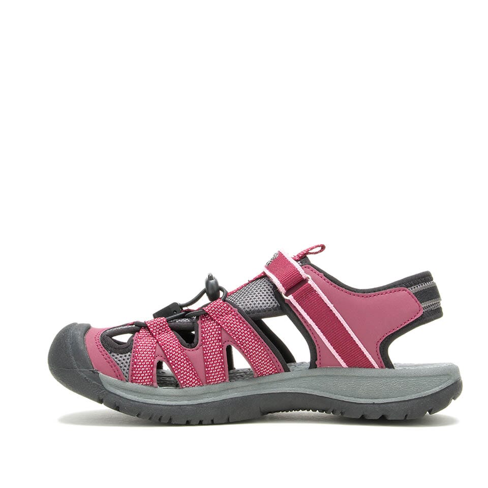 BURGUNDY : Islander 2 - Womens' Closed-Toe Sandals Inside View