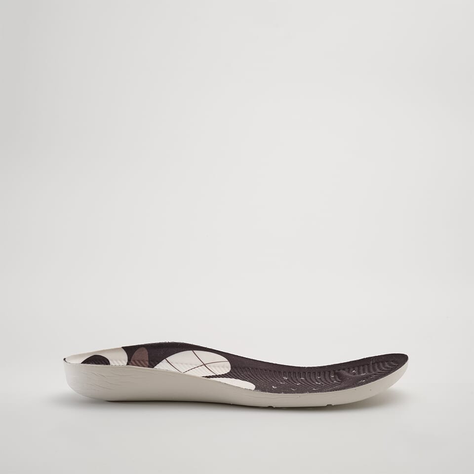 GREY : Nova X Cécile Gariépy Insoles: Colorful Comfort for Your Every Step Sole View