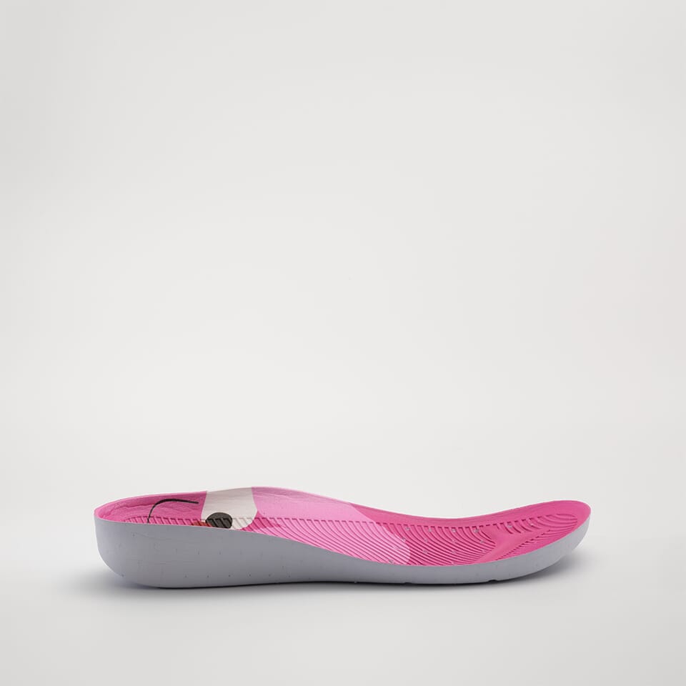 PINK : Nova X Cécile Gariépy Insoles: Colorful Comfort for Your Every Step Sole View