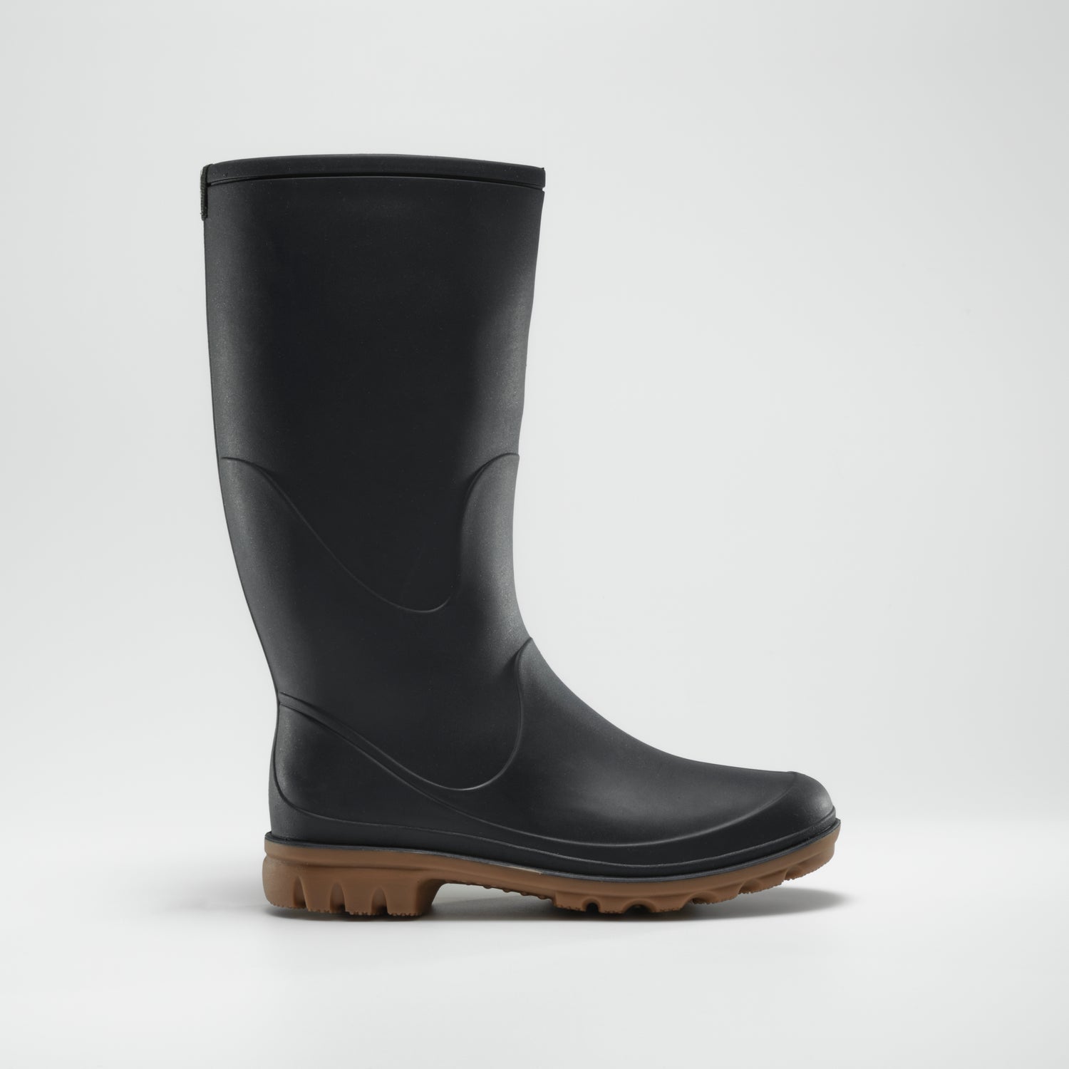 Navy : Miranda Women's Rain Boots - Side View